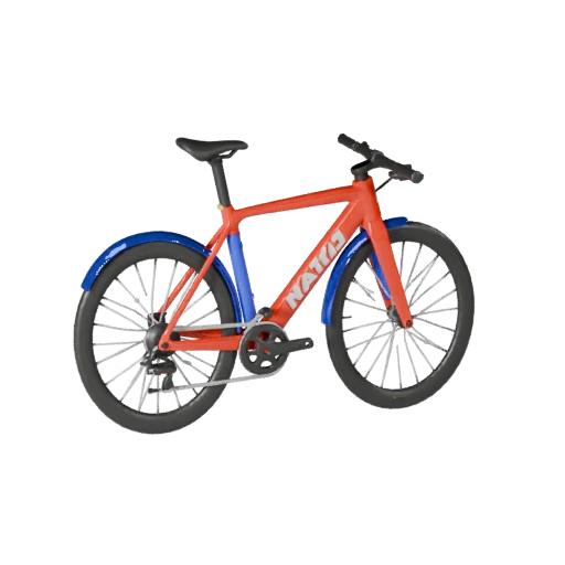 Мультяшный спортивный велосипед 3D модель - Стилизованный игровой ресурс