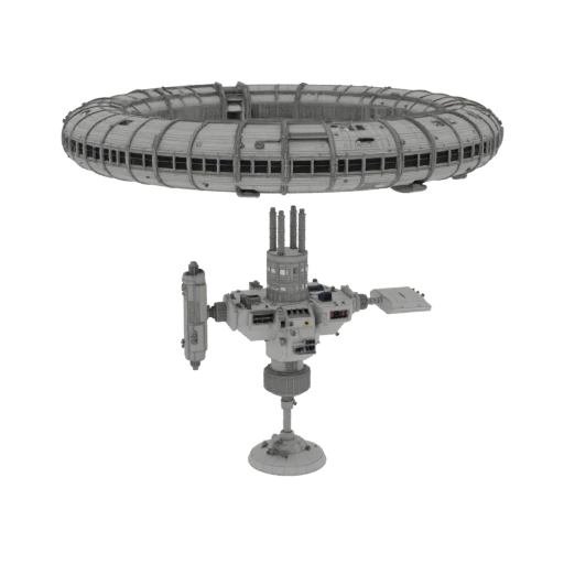 Research Space Station 3D Asset for Resin Printers