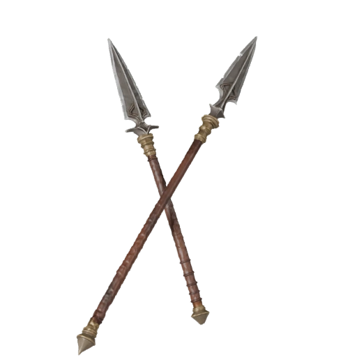 Ornate Spear Prop 3D Asset for Realtime Engine Use