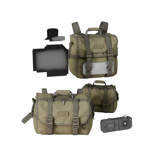 Field Canteen Kit 3D Model for Cinematic Animation
