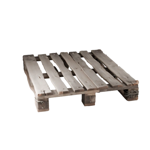 Medieval Wooden Pallet 3D Model for Cinema Studios