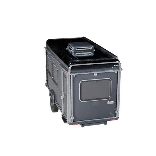 Готовый к игре дом на колесах 3D модель для использования в реальном времени PBR ресурс