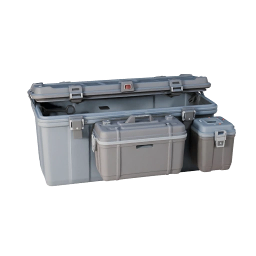 Sealed Toolbox GLB 3D AR Asset for Online Browsers