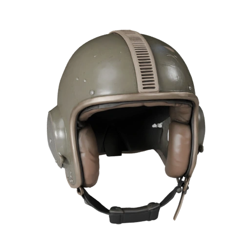 Pilot Flight Helmet 3D Asset for Cinematic Renders
