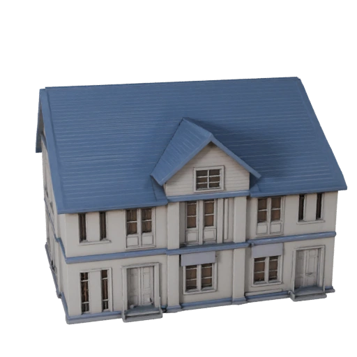 Печатная модель пляжного дома в формате STL - Масштабный объект для печати