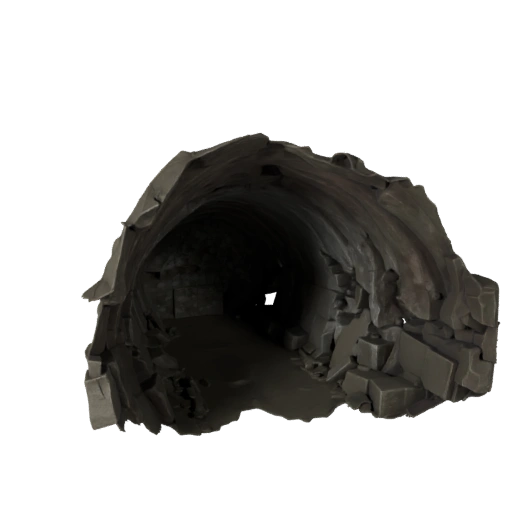 Mine Tunnel Segment Unreal 3D Asset for Realtime Builds