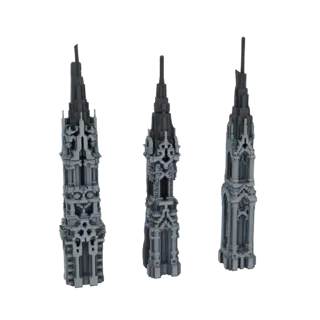 Готическая башня 3D модель