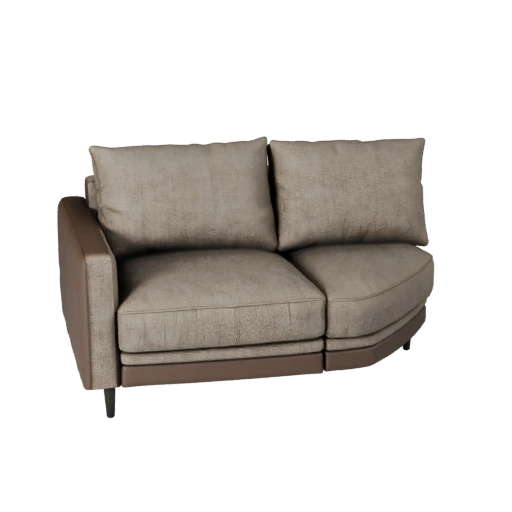 Sectional Sofa 3D Asset for Cinematic Film and VFX