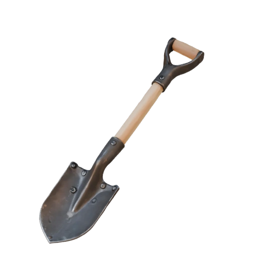 Vintage Shovel 3D Engine Asset for Realtime Levels