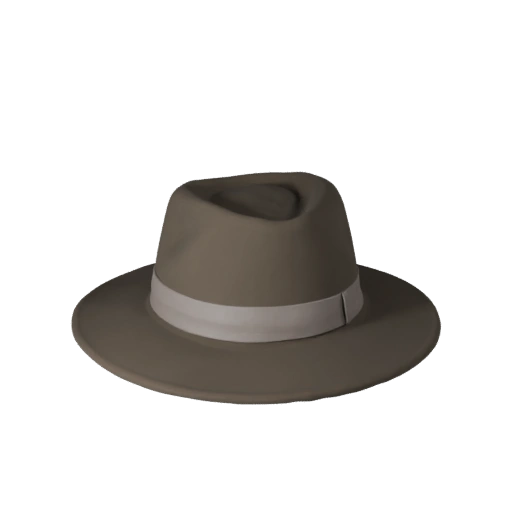Realistic Wide Brim Hat 3D Studio Asset for Cinema