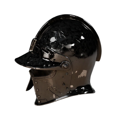 Medieval Combat Helmet 3D Asset for Casual Engines