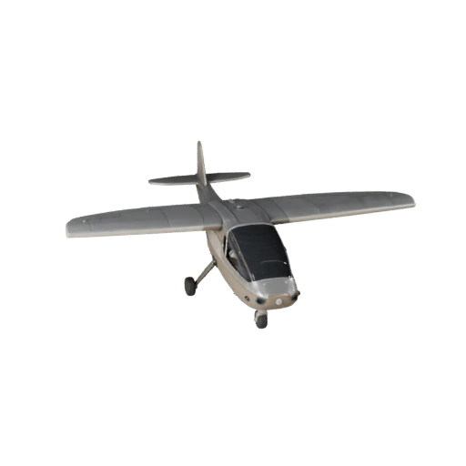 3D модель беспилотного летательного аппарата самолетного типа для Blender - Реалистичный PBR