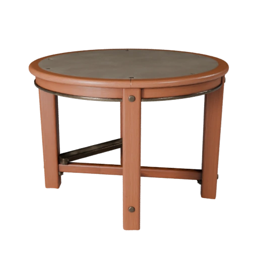 Round Console Table Unreal Engine 3D Asset for Game Engines