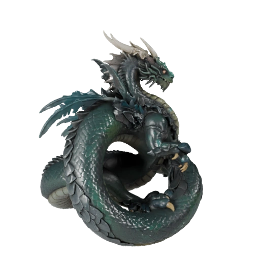 Реалистичный морской змей 3D модель - Rigged PBR Asset для игр