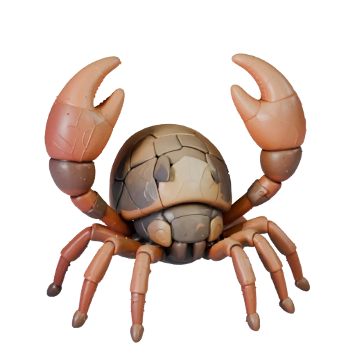 Мультяшный тарантул 3D модель - Стилизованный ассет для анимации | PBR