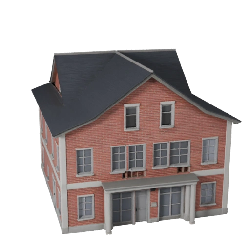 3D модель ранчо для Unity - игровой ресурс для архитектуры