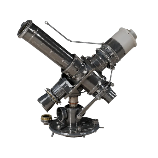 High Poly Portable Observatory Mount 3D Hero Asset