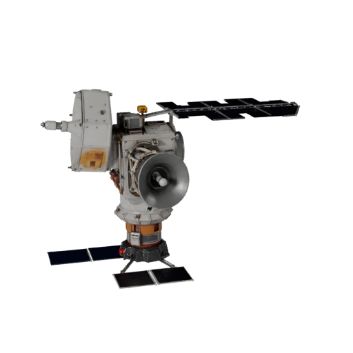 Research Orbital Telescope 3D Asset for Studio Use