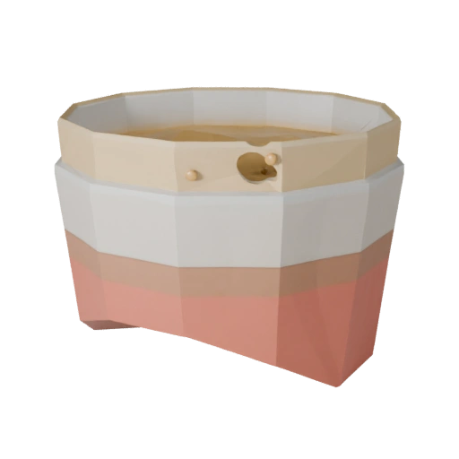 Sparkling Coffee Cup 3D Realtime Asset for Engines