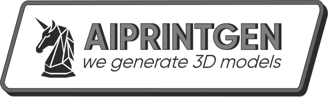 3D-рендер стилизованного геометрического единорога с острым рогом и черным силуэтом.