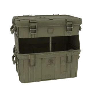 Печатный контейнер в военном стиле 3D модель