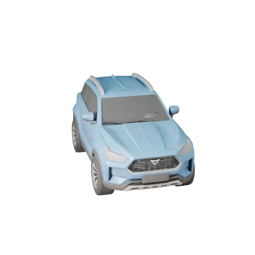 Печатный 3D-модель внедорожника STL для коллекционных предметов и демонстрации