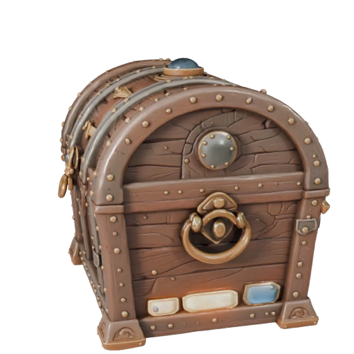 Adventurer Treasure Chest 3D Hero Asset for Studio