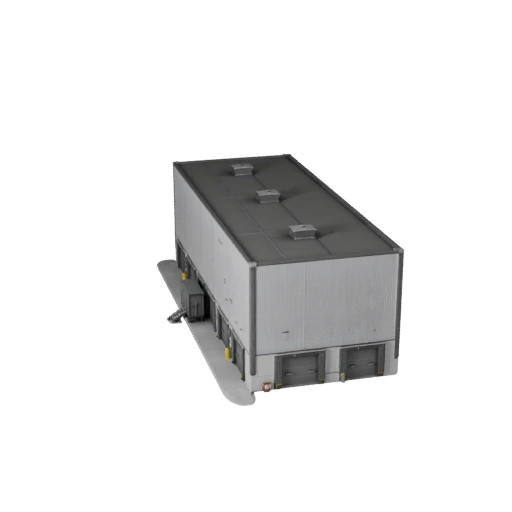 Modello 3D Centro Logistico per Unity - Asset di Gioco per Architettura
