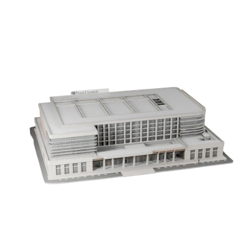 Printable Expo Center STL 3D Model - Printable Scale Asset
