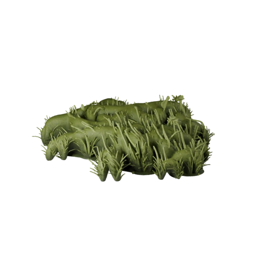 Tall Grass Meadow Patch 3D Model for Blender Scenes