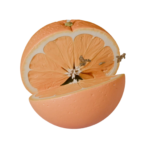 Sliced Orange 3D Asset for Realtime Studio Engines