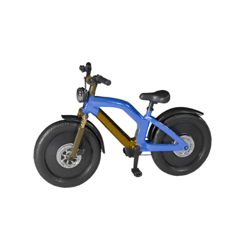Готовый к игре электровелосипед 3D модель для использования в реальном времени
