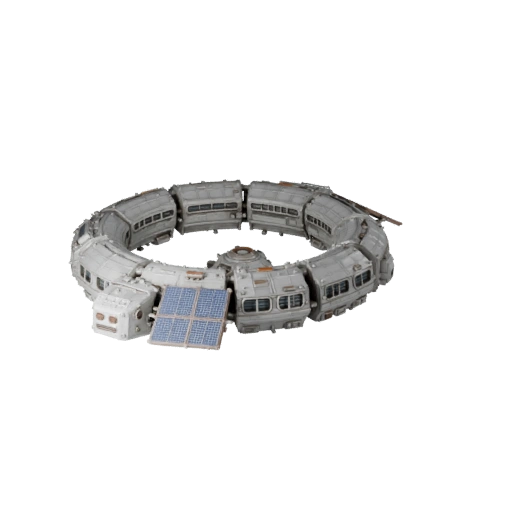 Modular Habitat Module 3D Model for Cinema Studios