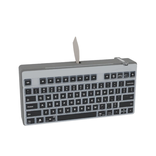 Home Office Keyboard 3D Print Asset for Studio Use