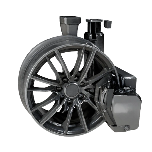 3D модель колеса автомобиля для Unity - Низкополигональный игровой ассет