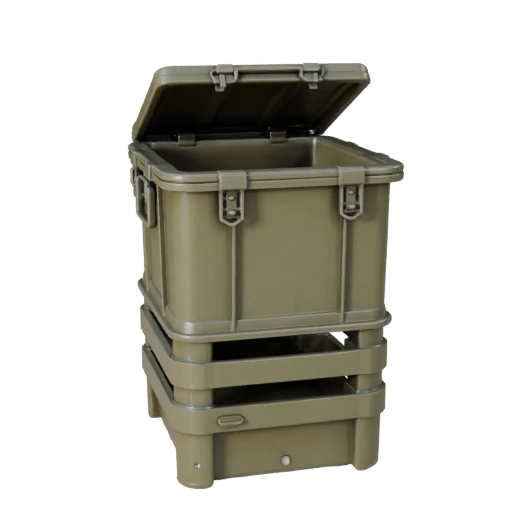 Military Style Storage Bin 3D Asset for Studio Use