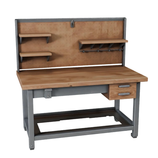Mechanic Workbench 3D Studio Render Asset for Film