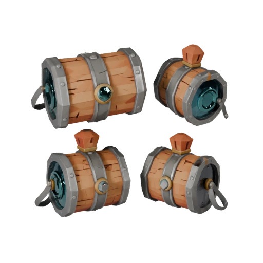 Fantasy Coin Pouch 3D Asset for Game Engine Levels