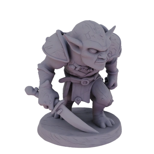 Фэнтези Древний Гоблин Лучник Миниатюра STL