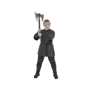 3D модель Викинга с топором