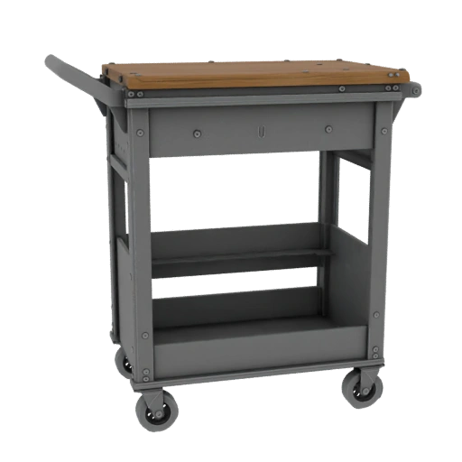 Garage Tool Cart STL 3D Print Asset for Studio Use