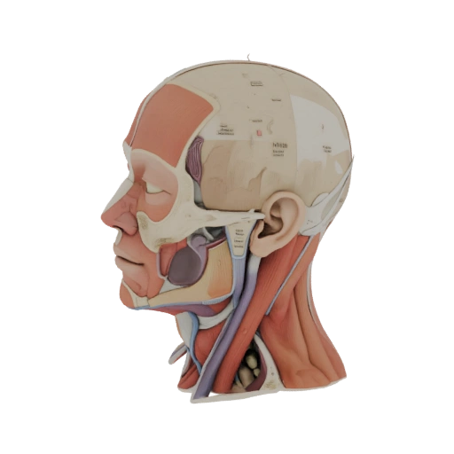 Modular Head Anatomy Kit 3D Asset for Studio Films