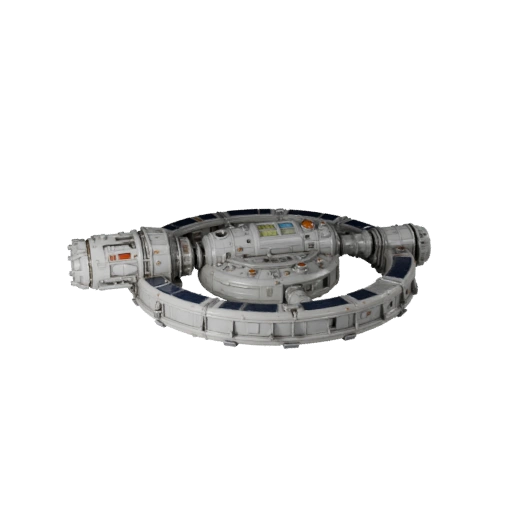 Research Docking Hub 3D Model for Realtime Engines