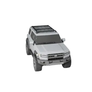 Низкополигональный роскошный внедорожник 3D модель для Unity и Unreal PBR Asset