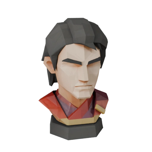 Low Poly Fantasy Historical Bust | Realtime Game Pack