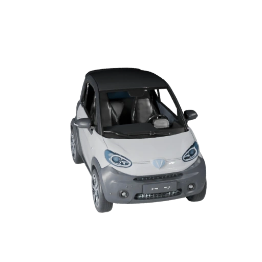 Компактный автомобиль 3D модель для Blender - Готовый к рендерингу ассет