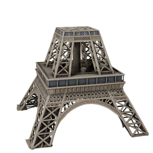 Torre Eiffel Modello 3D - Asset Realistico Archviz per Architettura