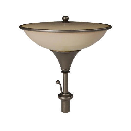 Art Deco Floor Lamp 3D Asset for Cinematic Renders
