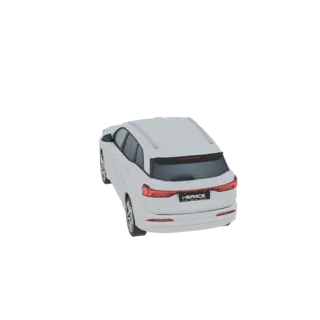 Белый внедорожник 3D модель