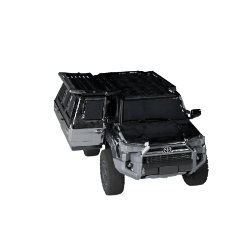 3D модель внедорожника в стиле Toyota для Blender - Реалистичный PBR